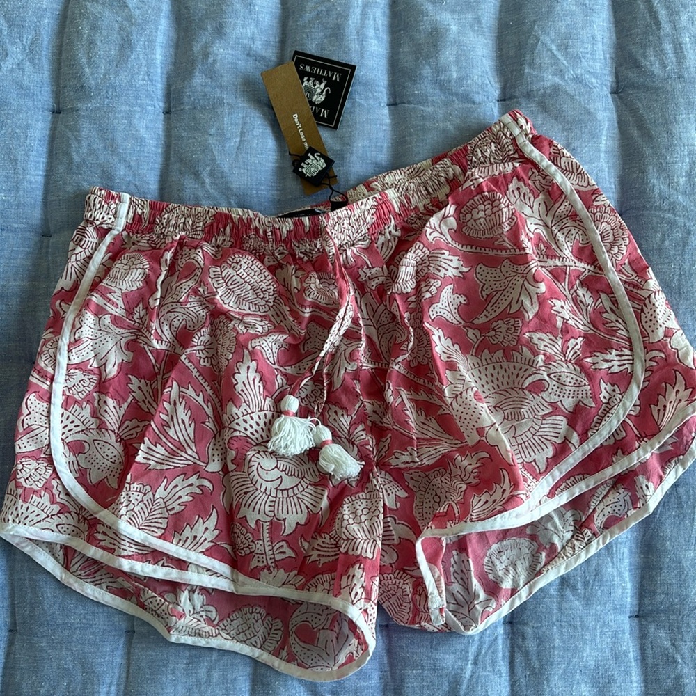 Madison Matthews Block Print Shorts